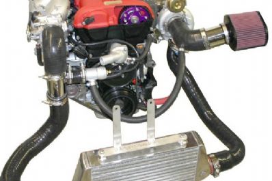 Flyin' Miata Voodoo II turbo system for NA8 chassis